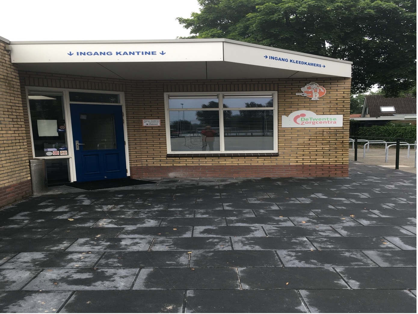 Nieuwe entree van ons sportpark