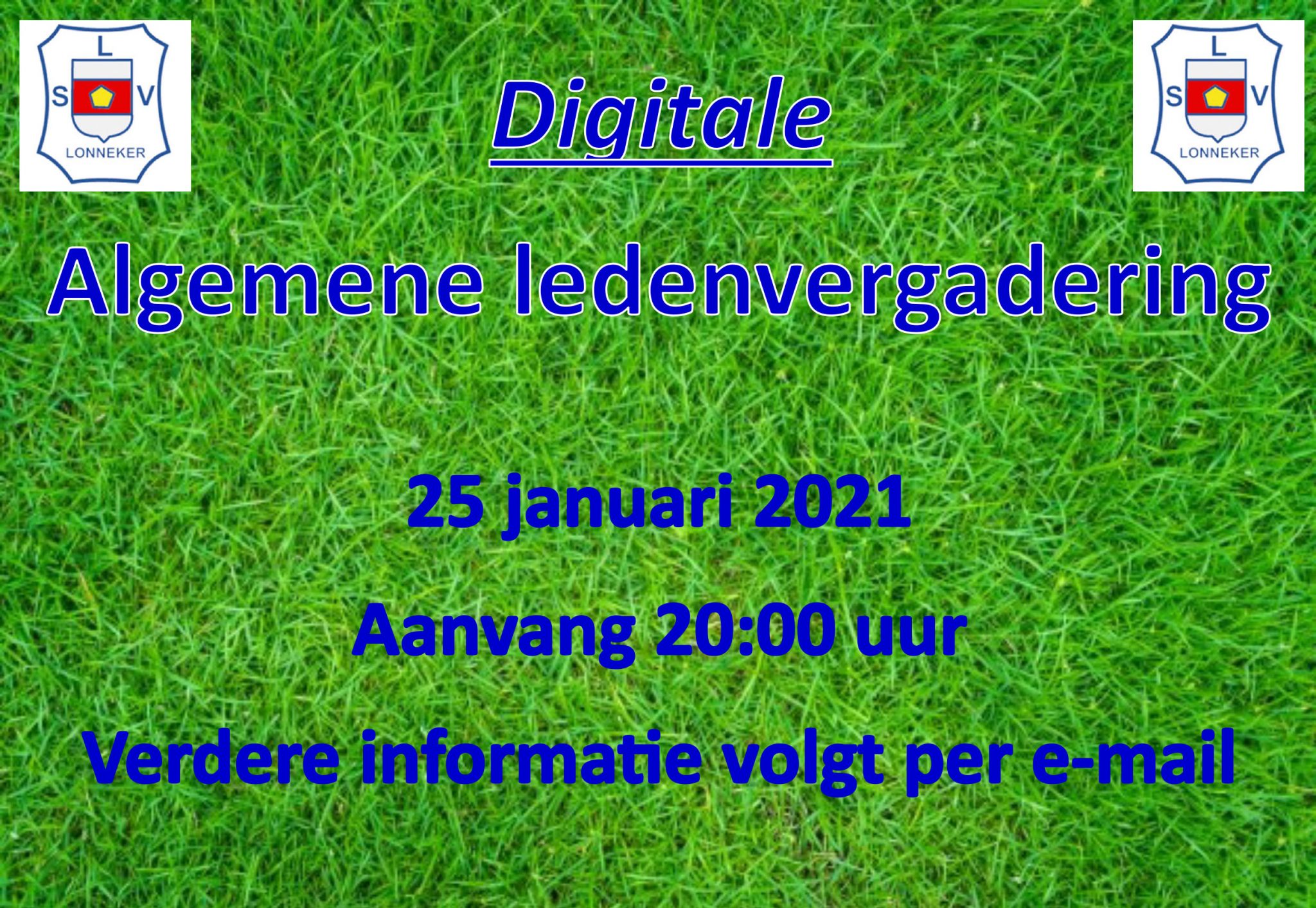 Digitale ALV op 25 januari