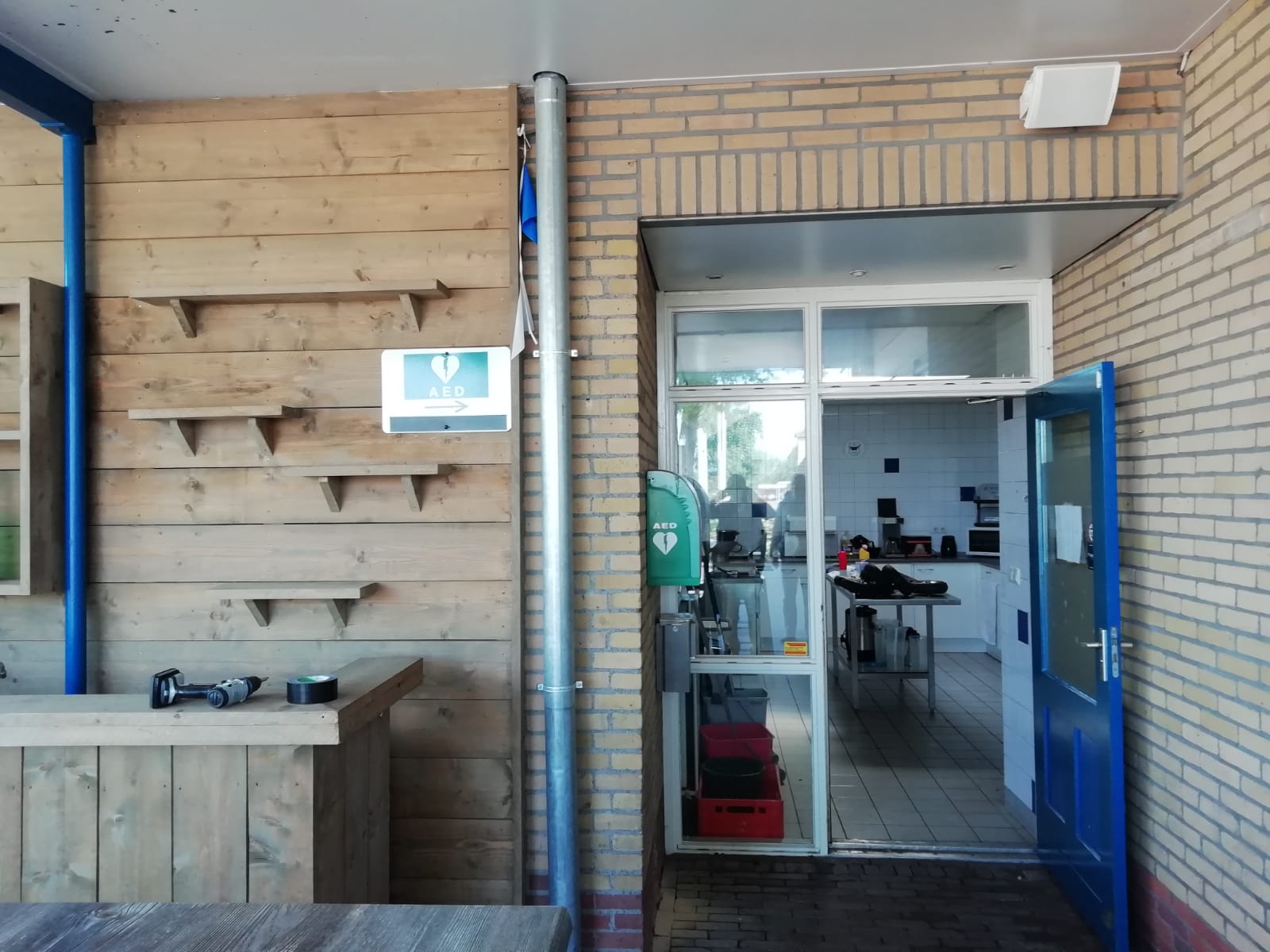 Gemeenschappelijke AED sportclubs verplaatst