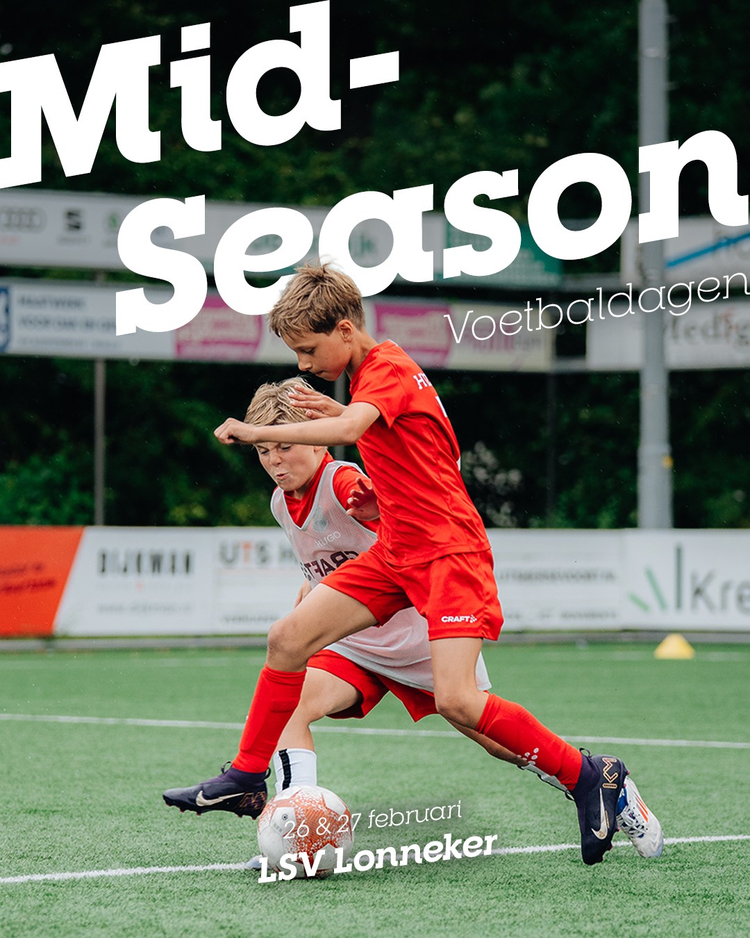 Voetbalkamp in de voorjaarsvakantie!